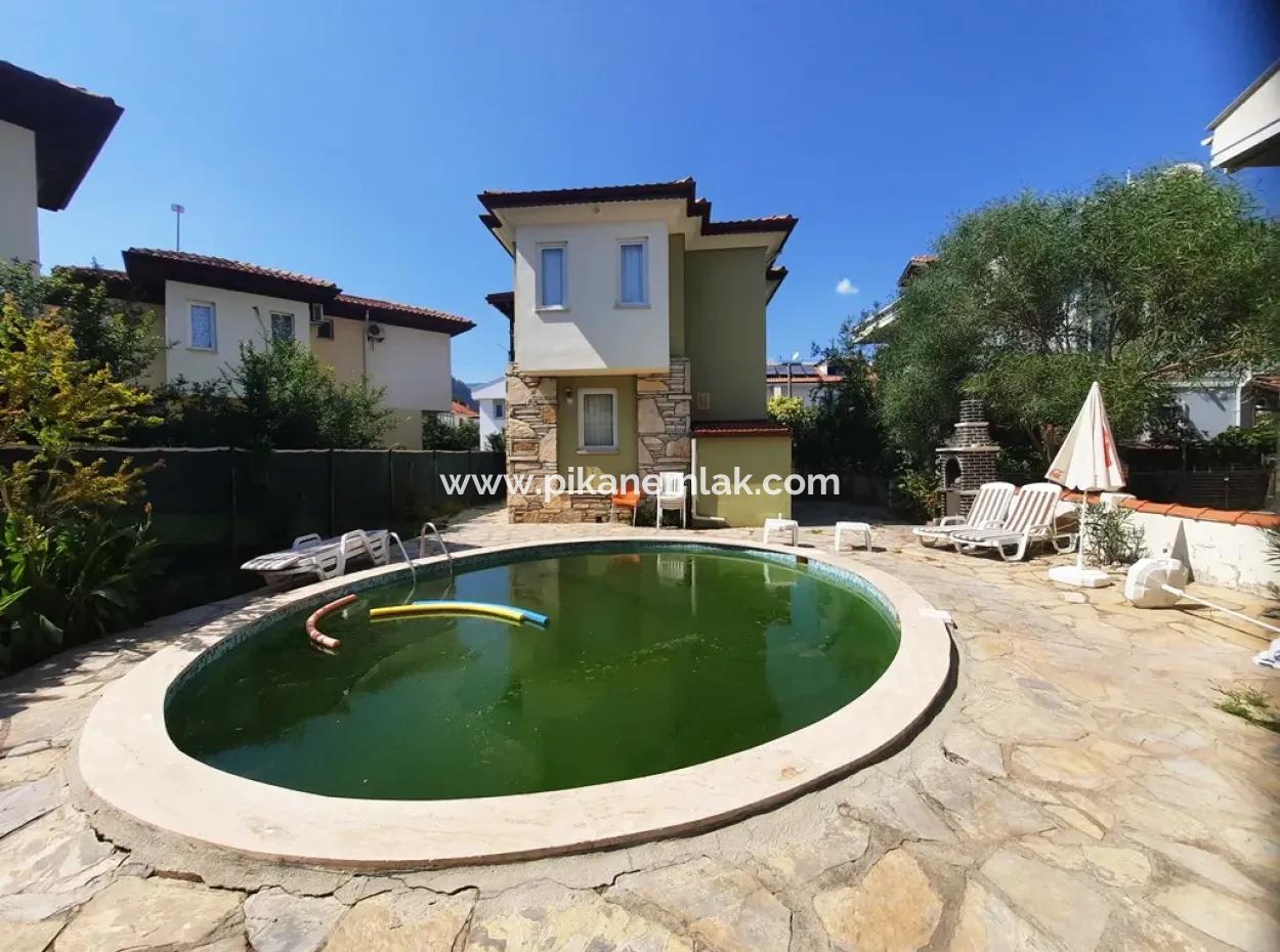 Mugla Dalyan Schnäppchen 2+ 1 Schwimmbad Villa Zum Verkauf