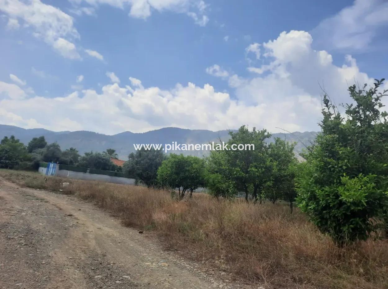 Köyceğiz Toparlar Seeblick 2 100 M2 Zonengrundstück Und 2 Häuser Zum Verkauf