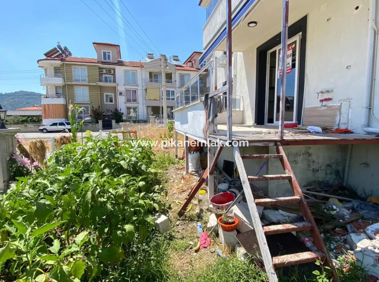 Zu Verkaufen In Ortaca, Mugla 1 1 Erdgeschosswohnung Mit Großem Balkon.