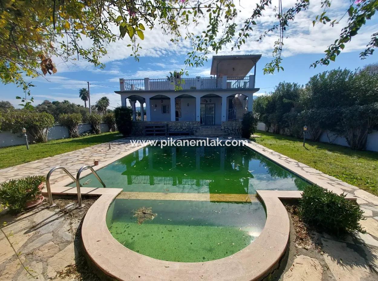 Muğla Dalyanda 579 M2 Freistehend Grundstückspreis Schnäppchen 85 M2, 2 1 Haus Zum Verkauf