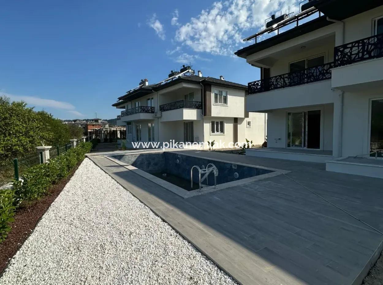 Ortaca Arıkbaşı 2 1 Brandneue Wohnung Mit Schwimmbad Zu Verkaufen