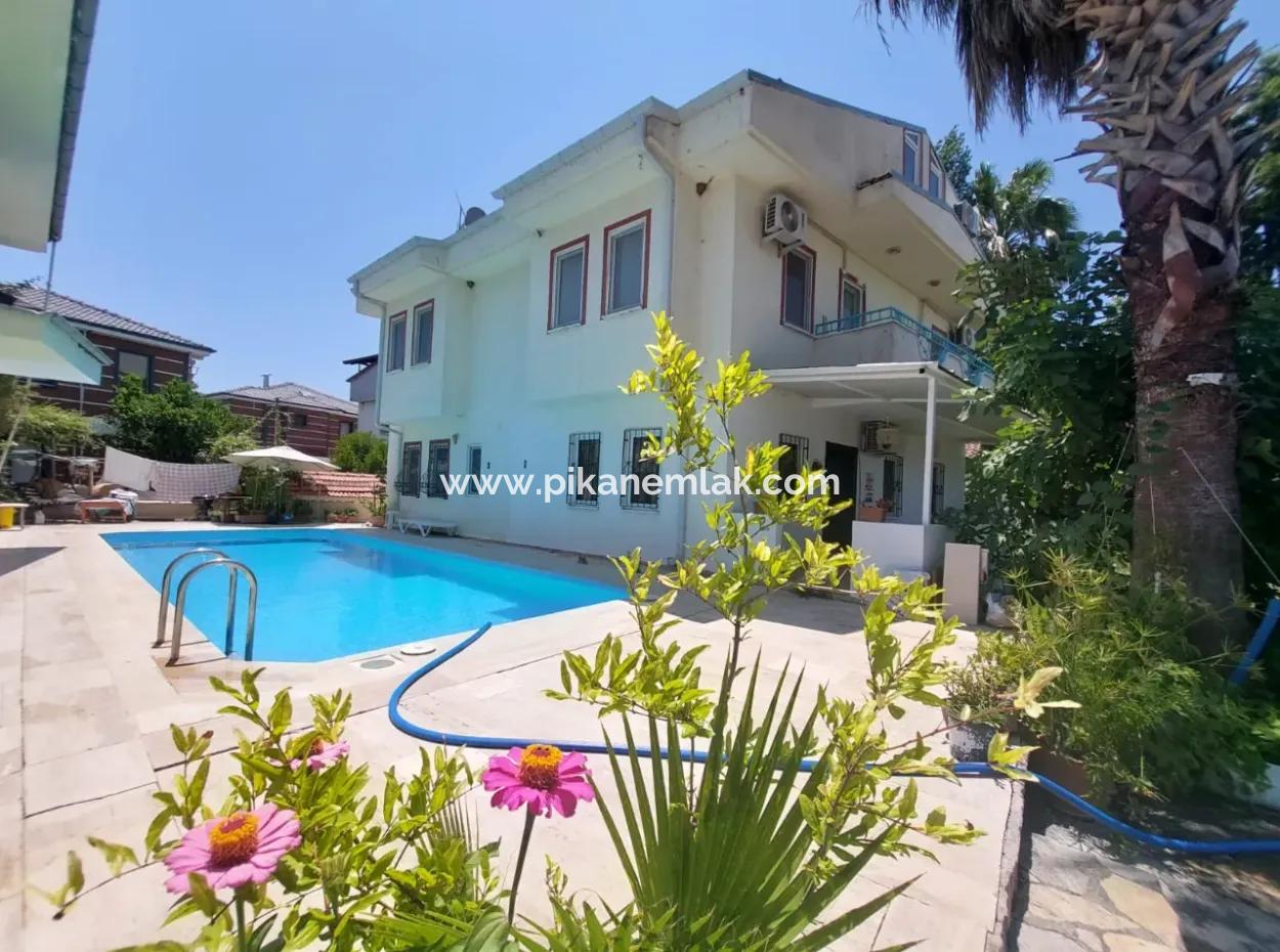 Mugla Dalyanda 70M2, 2 In 1, Möblierte Erdgeschosswohnung Mit Pool Zu Verkaufen