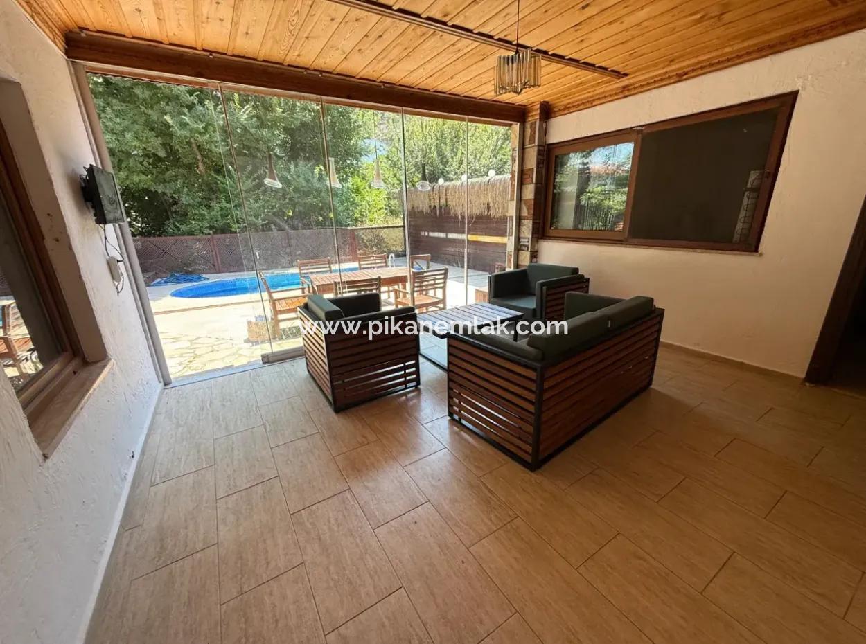 Freistehendes Haus Mit Restaurant Und 3 In 1 Pool Zu Vermieten In Ortaca Dalyan, Muğla