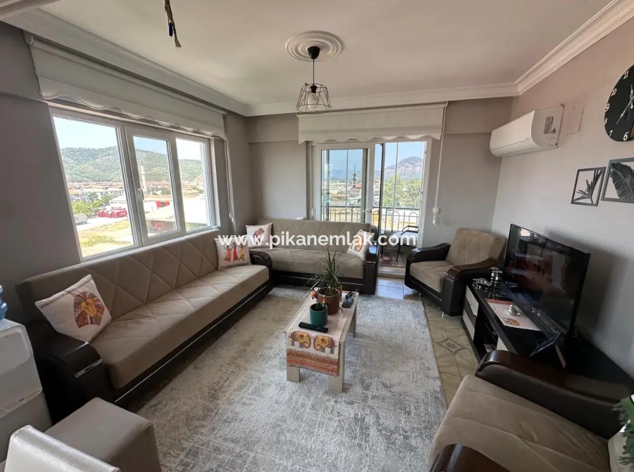 2 1 Wohnung Mit Fassade Im 5. Stock Zum Verkauf In Ortaca