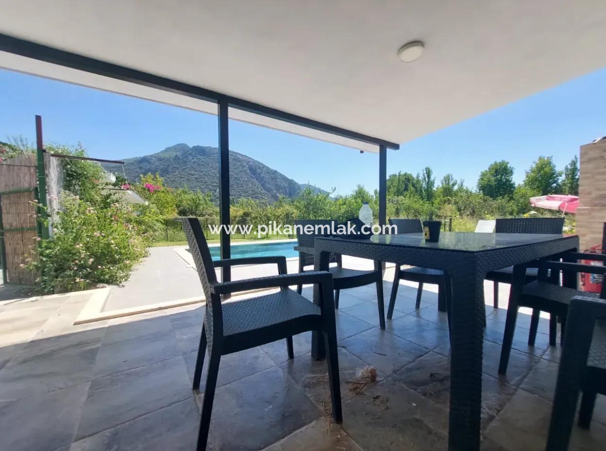 2 1 Einfamilienhaus Mit Pool Zu Vermieten In Muğla Ortaca Dalyan