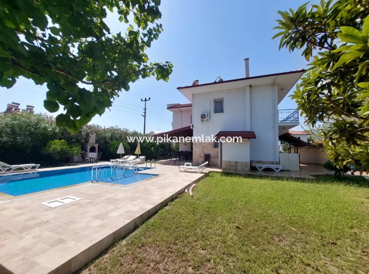 Freistehende Villa Mit Pool Zum Verkauf In Dalyan – 3 1 Duplex Mit Wärmepumpe