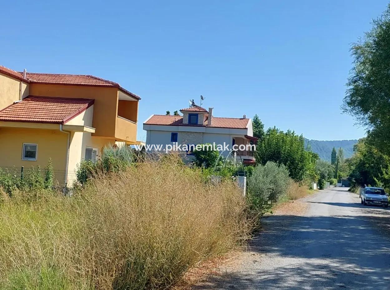 Das Grundstück Im Rahmen Des Bebauungsplans Von 500 M2 Freistehender Eigentumsurkunde In Ortaca Bogenschützen Steht Zum Verkauf