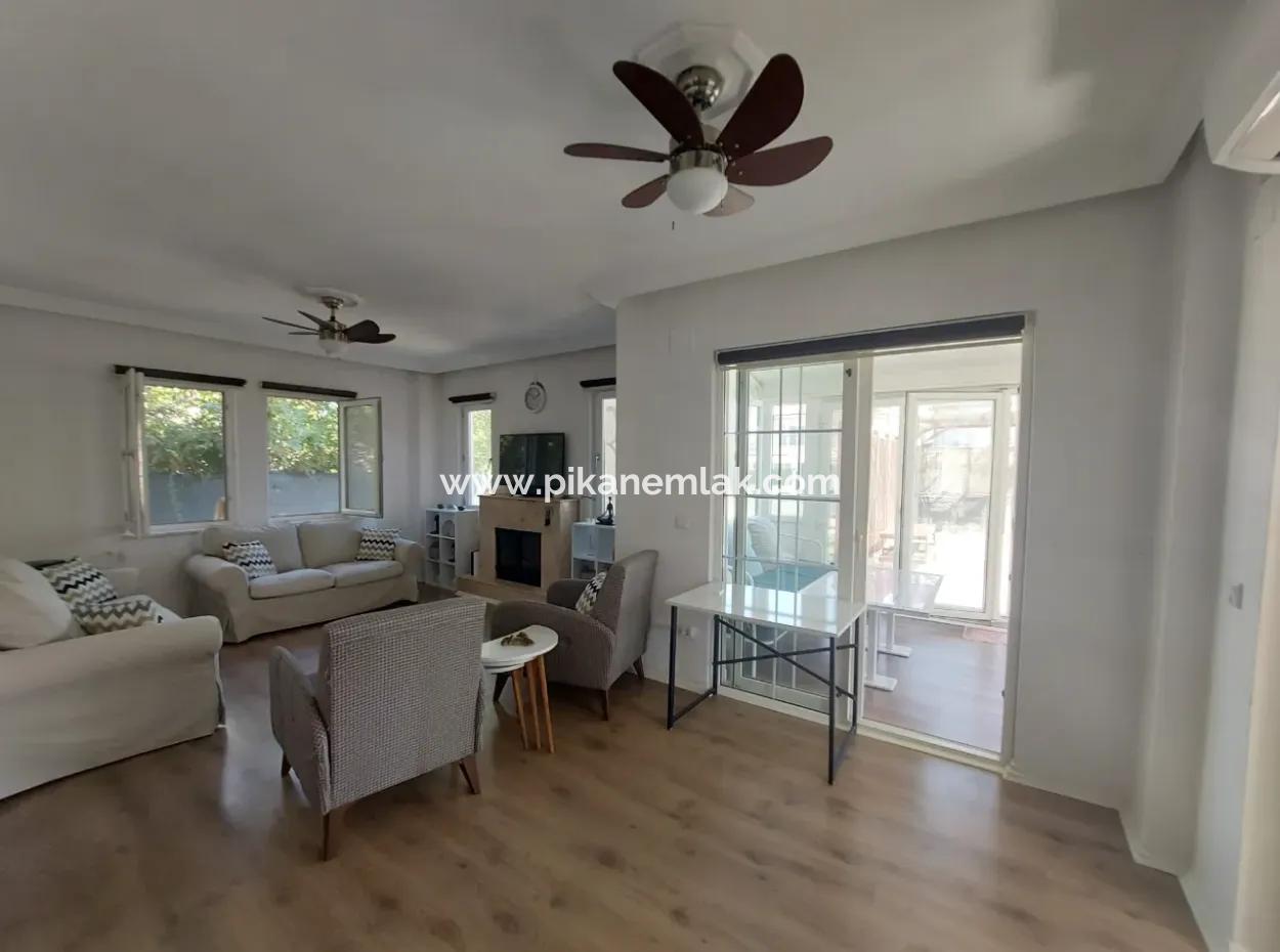 Möblierte 3 1 Winter Balkon Villa Mit Freistehendem Pool In Dalyan Zu Vermieten