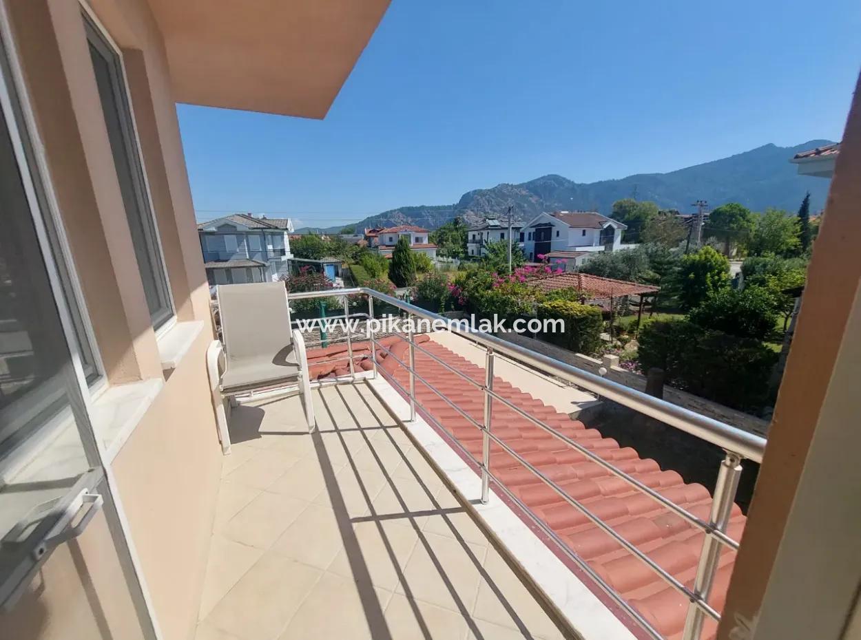 Möblierte 3 1 Winter Balkon Villa Mit Freistehendem Pool In Dalyan Zu Vermieten