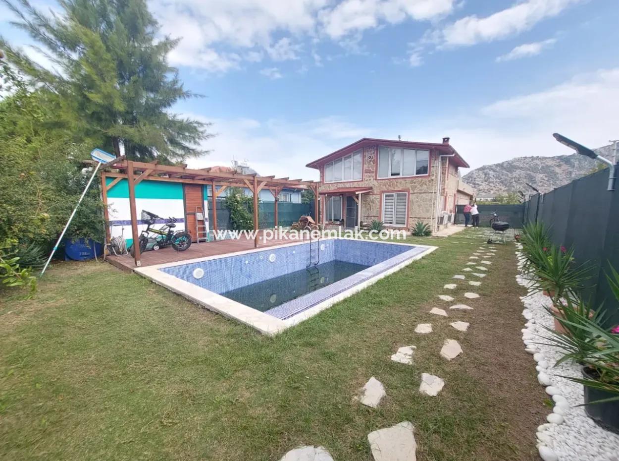 3 1 Möblierte Doppelhaus-Saisonmietung Auf Einem 350 M² Großen Grundstück In Muğla Dalyan