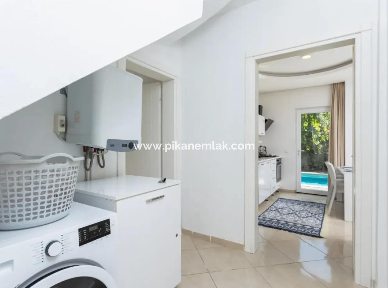 120 M2, 3 1 Möblierte Villa Mit Pool In Muğla Dalyan 6 Monatsmieten