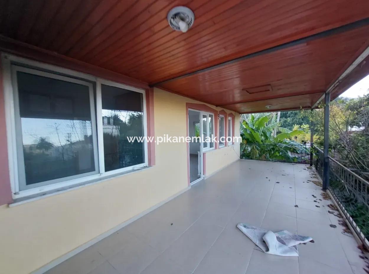 Ortaca Marmarlıda Garten 150 M², 3 1 Obergeschoss Unmöblierte Wohnung Zu Mieten