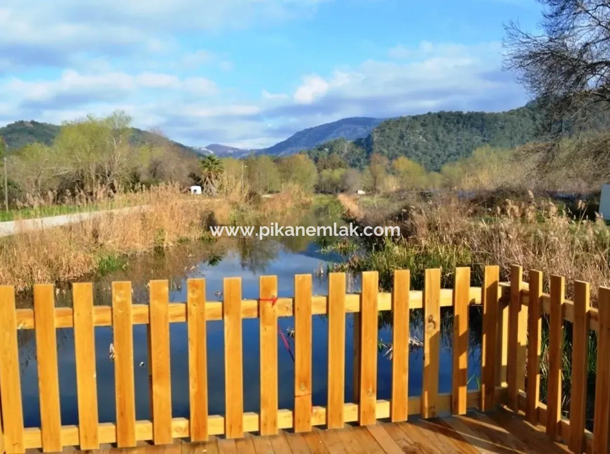 Grundstück Zu Verkaufen In Göcek In Der Nähe Des Strandes, Mit Einem Projekt Inlice