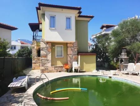 Mugla Dalyan Schnäppchen 2+ 1 Schwimmbad Villa Zum Verkauf