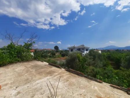 Köyceğiz Toparlar Seeblick 2 100 M2 Zonengrundstück Und 2 Häuser Zum Verkauf