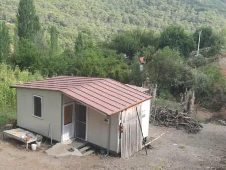 Muğla Köyceğiz Ağla - 535 M2 Grundstück Und Tiny House Haus Zum Verkauf Auf Dem Plateau