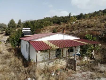 5 000 M2 Grundstück In Çameli Kızılyaka 2 In 1 Einfamilienhaus Und Scheune Zu Vermieten