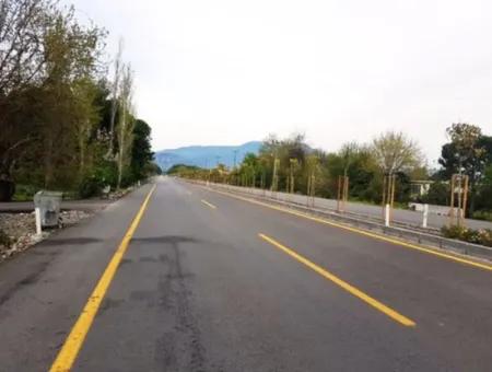 3 577 M2 Land Geeignet Für Nullinvestitionen An Der Hauptstraße Dalyan In Muğla Ortaca Okçular