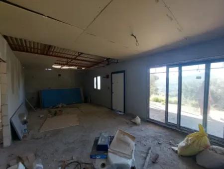 Auf 763 M2 Grundstück In Ortaca Gökbel, Rohbau 70 M2, 2 1 Fertighaus Zu Verkaufen