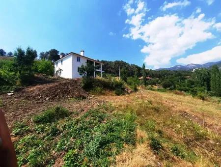 Köycegiz Yayla, Agla Dorf Zum Verkauf Freistehendes Land Geeignet Für Investitionen Mit Seeblick