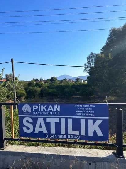Land For Sale – 2.800 m² Commercial/residential Zoned Plot Facing The Main Road In Toparlar, Köyceğiz
