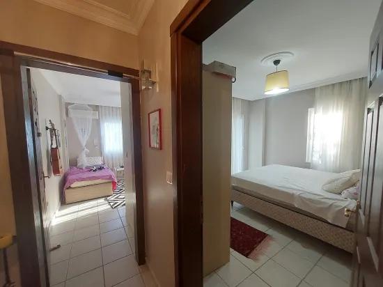 In Muğla Dalyan 2+1 swimming with pool 2+1, 95 m2 apartment for sale