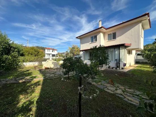 In Ortaca Mergenli, 417 M² plot, within 130 M² rental villa