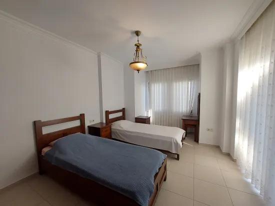 In Dalyan, Muğla, on a 700 m² plot, furnished 3+1 with swimming pool, 2 duplexes, 1 of them for rent.