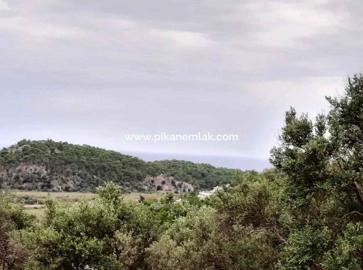 Mugla Ortaca Sarıgerme 880 M2 Full Sea And Nature View Plot For Sale