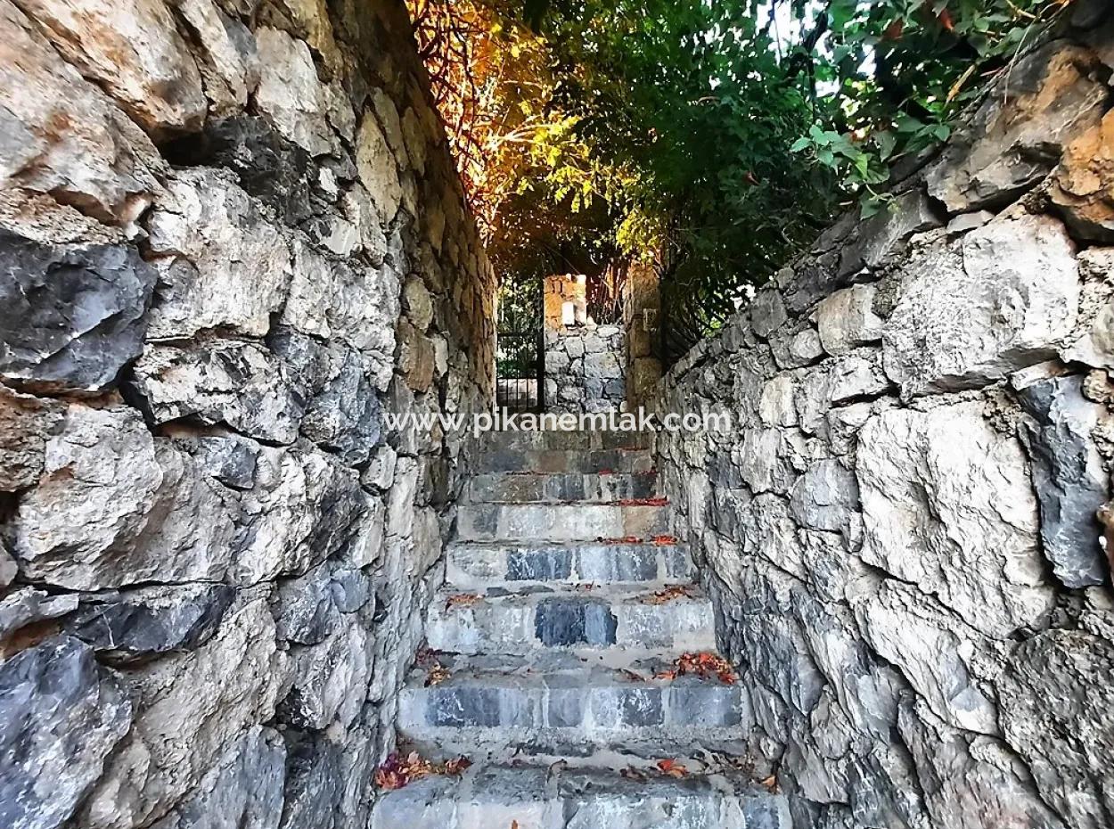Detached Villa With Full Nature View Swimming Pool For Sale In Dalaman Gürköy