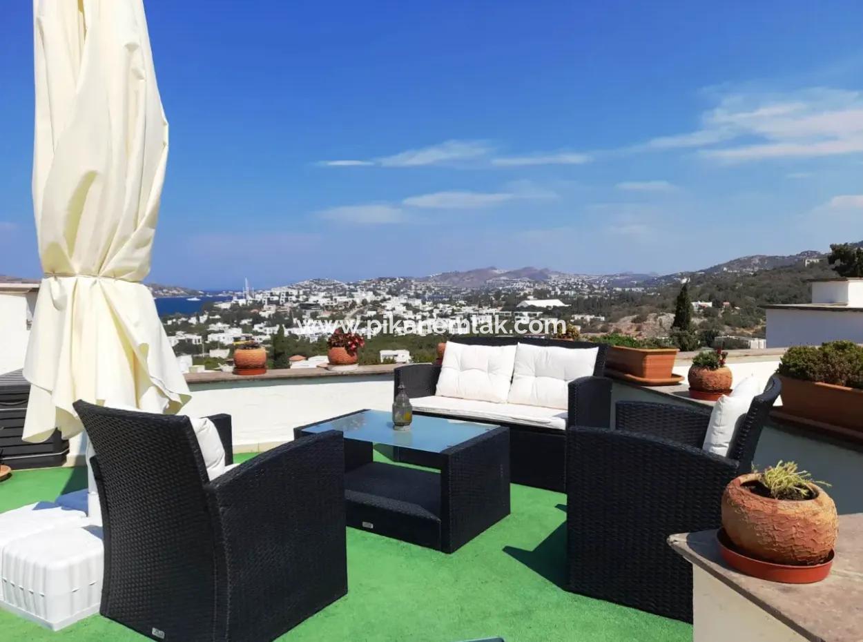 2+ 1 Mortgage Apartments With Sea View In Yalikavak For Sale