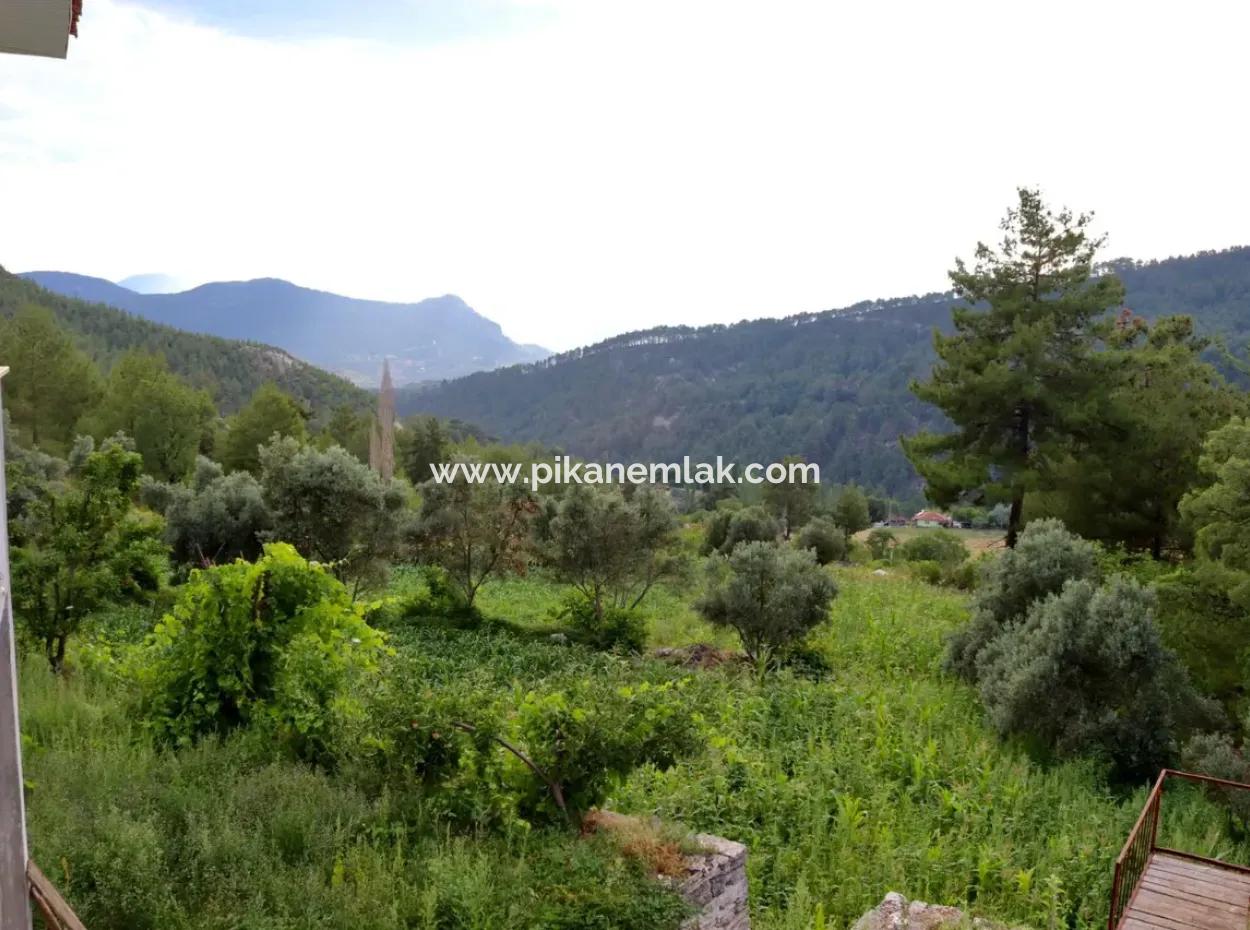 Land With 2 Houses In Denizli Çameli Ericek For Sale