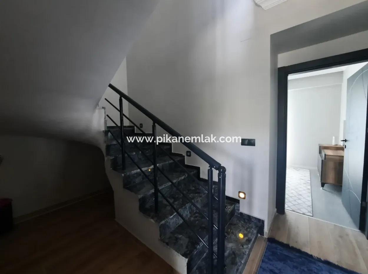 For Sale In 290 M2 Land In Ortaca Çaylı, With Swimming Pool, Furnished, 4 1 Zero Duplex