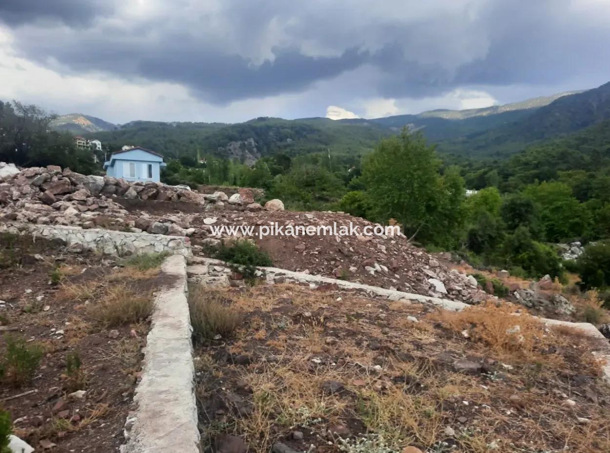Muğla Köyceğiz Ağla, 1 758 M2 Zoned Land For Sale In Plateau