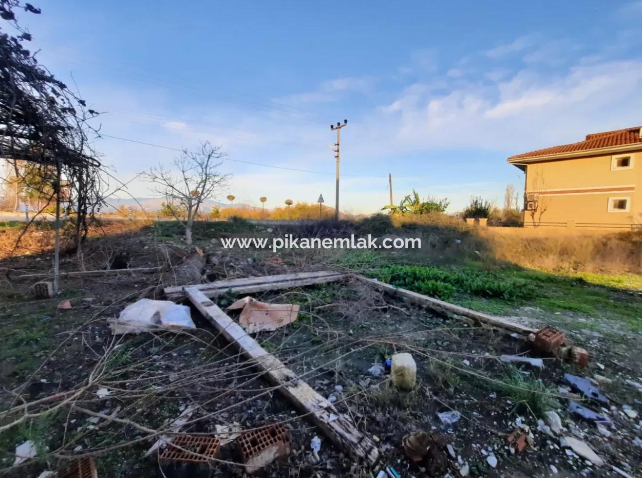 Muğla Ortaca Dalyanda Main Road Front 500 M2 % 30 - 60 Residential Zoned Land For Sale