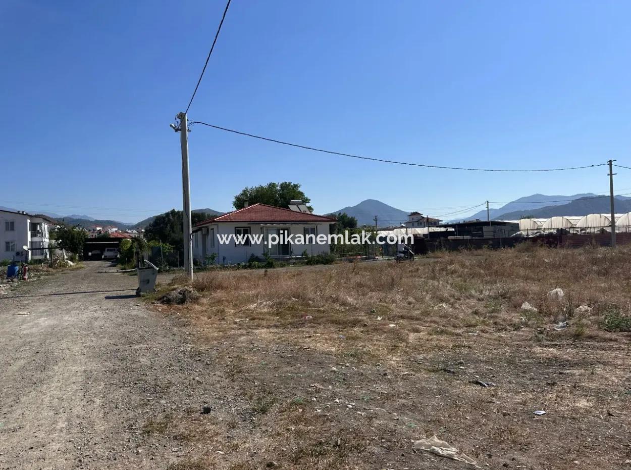 515 M2 Corner Zoned Land In Ortaca Karaburun Urgent Sale Or Exchange