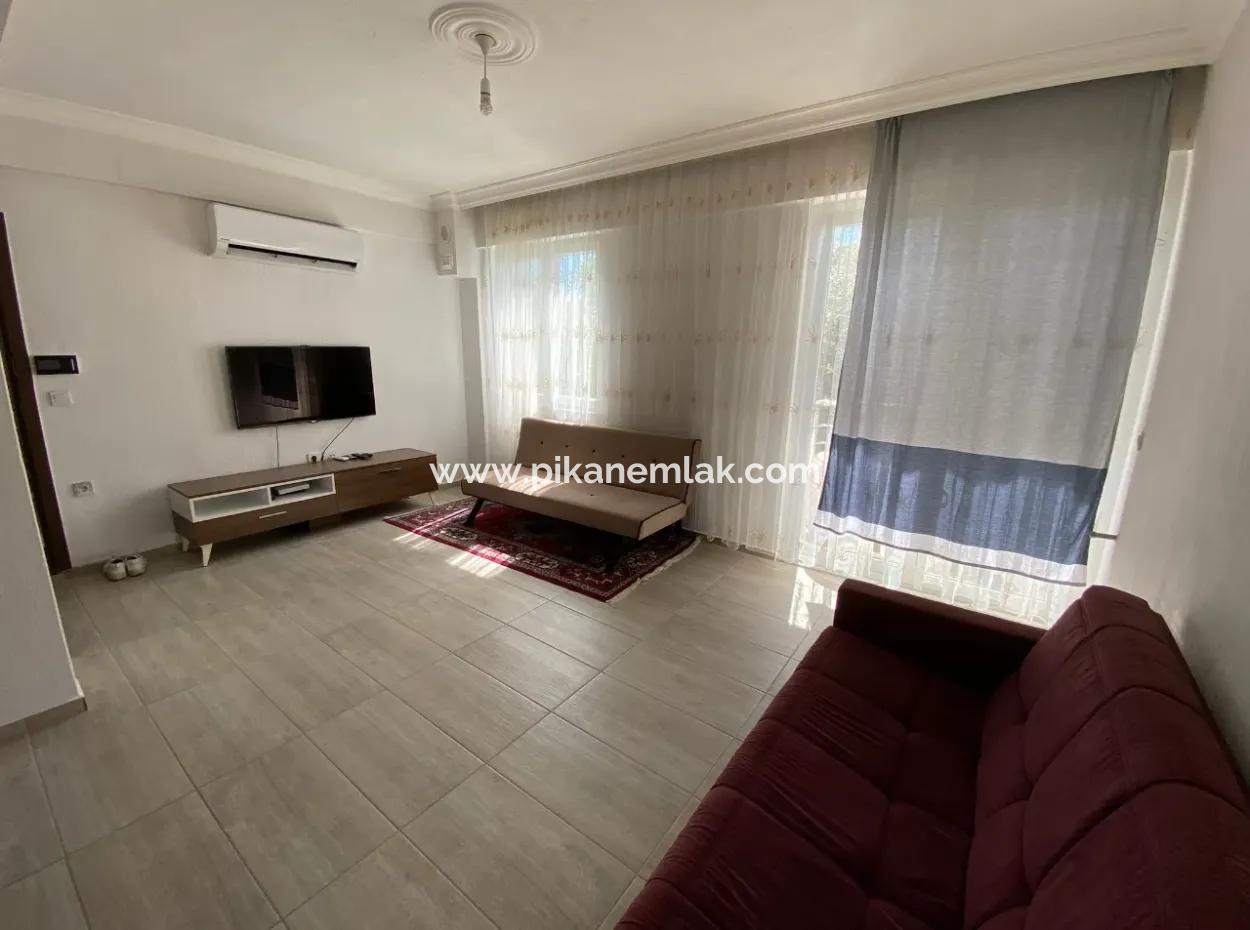 Ortaca Atatürk Mah 2 1 Furnished Garden Floor Apartment For Rent