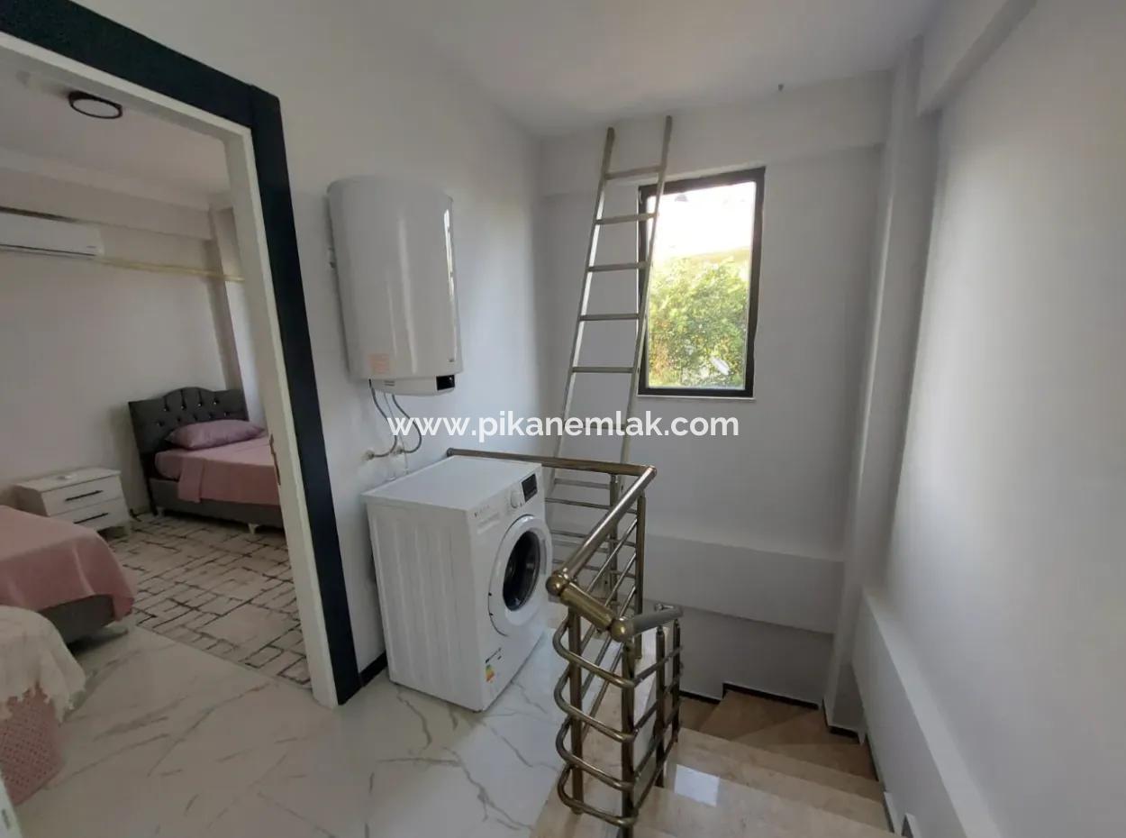 Furnished Duplex With Swimming Pool In Muğla Dalyanda Complex