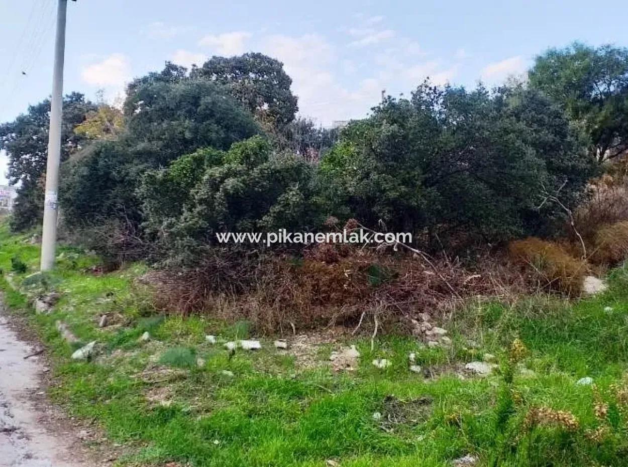 Plot With Sea Views For Sale In Bodrum Bitez
