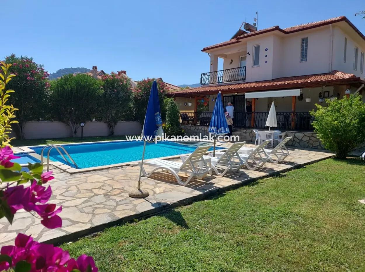 3 1 Villa With Swimming Pool On 580 M2 Detached Land In Dalyan, Muğla