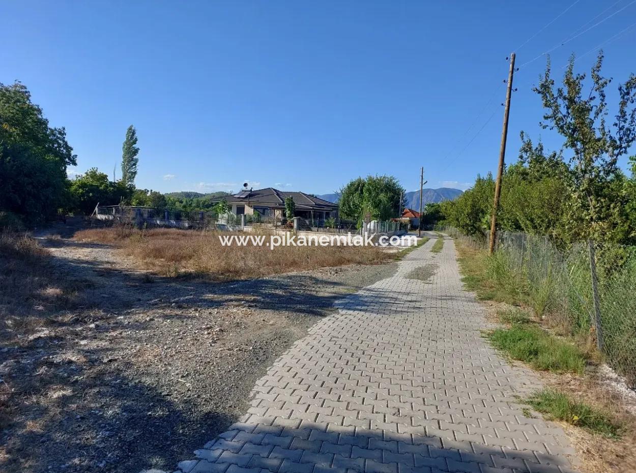 For Sale In Köyceğiz Poplar, 80 M2 Construction License Ready 1.200 M2 Zoned Land