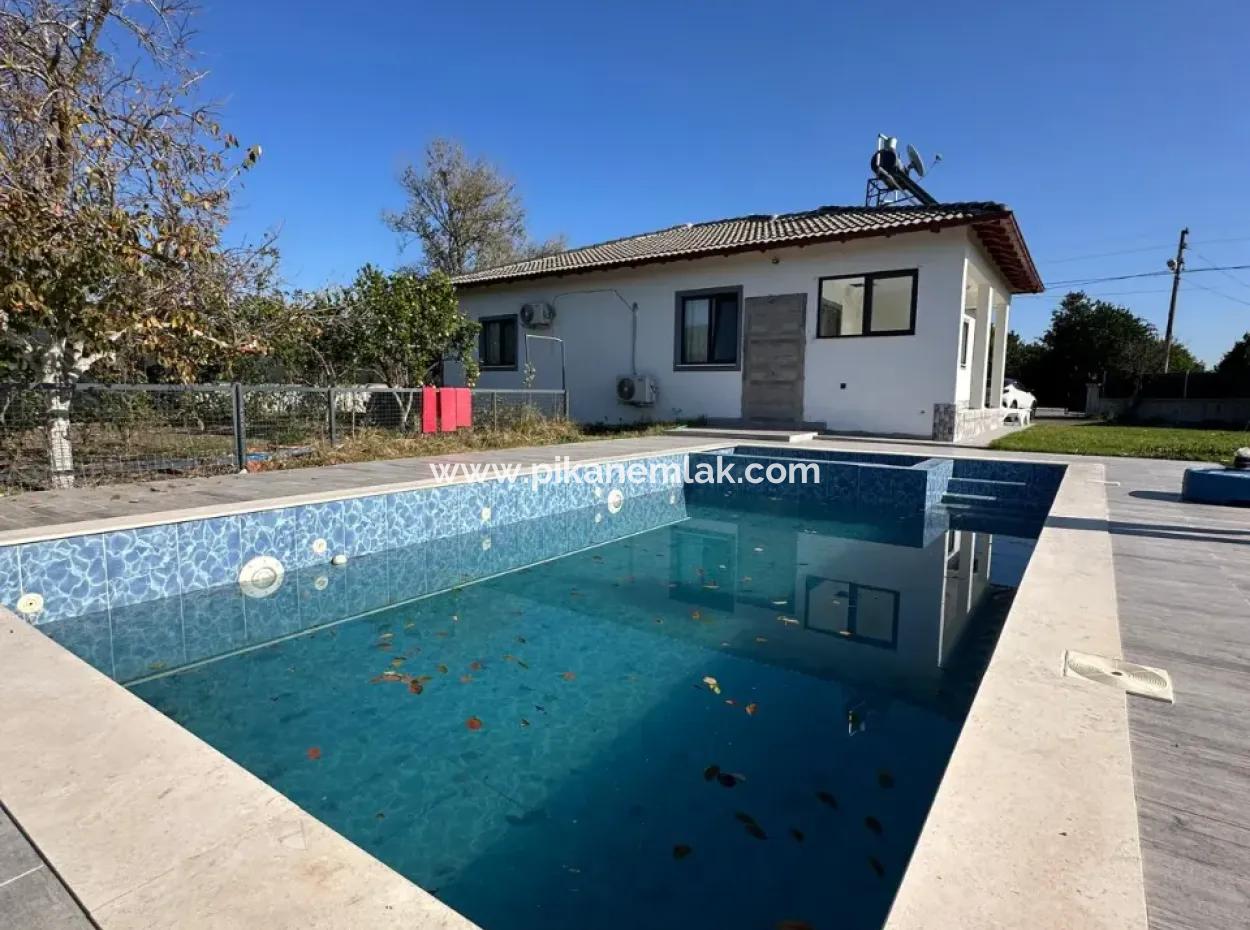 Single-Storey House With Detached Pool In Ortacada For Long-Term Rent