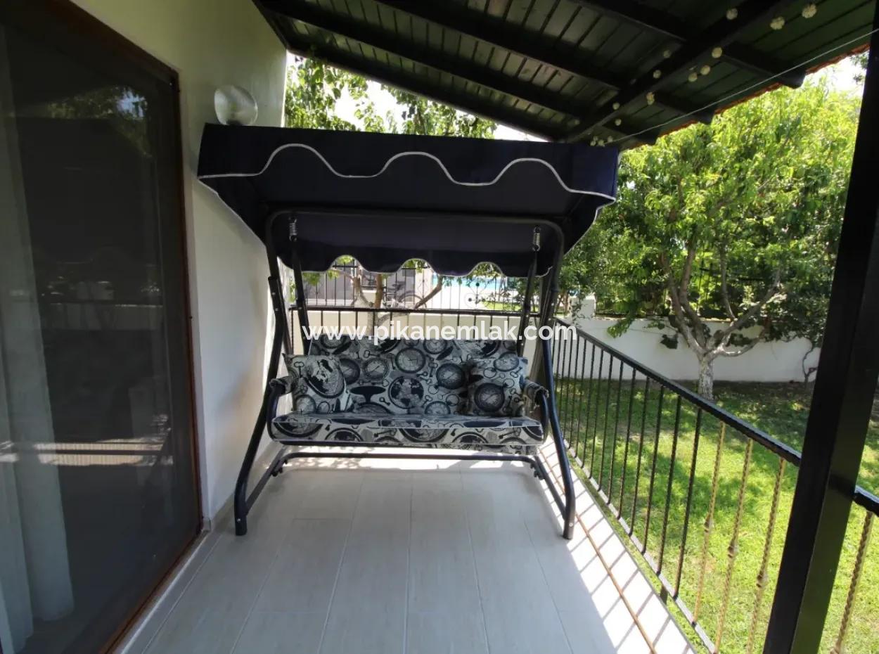 Furnished With Swimming Pool On 500 M2 Detached Plot In Dalyan, Earthquake Resistant 4 In 1 Duplex For Sale