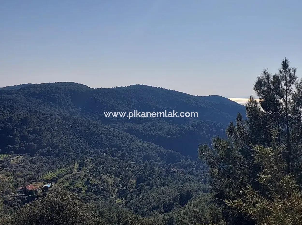 28.350 M2 Land For Sale In Ortaca Gökbelde With Detached Title Deed Sea View