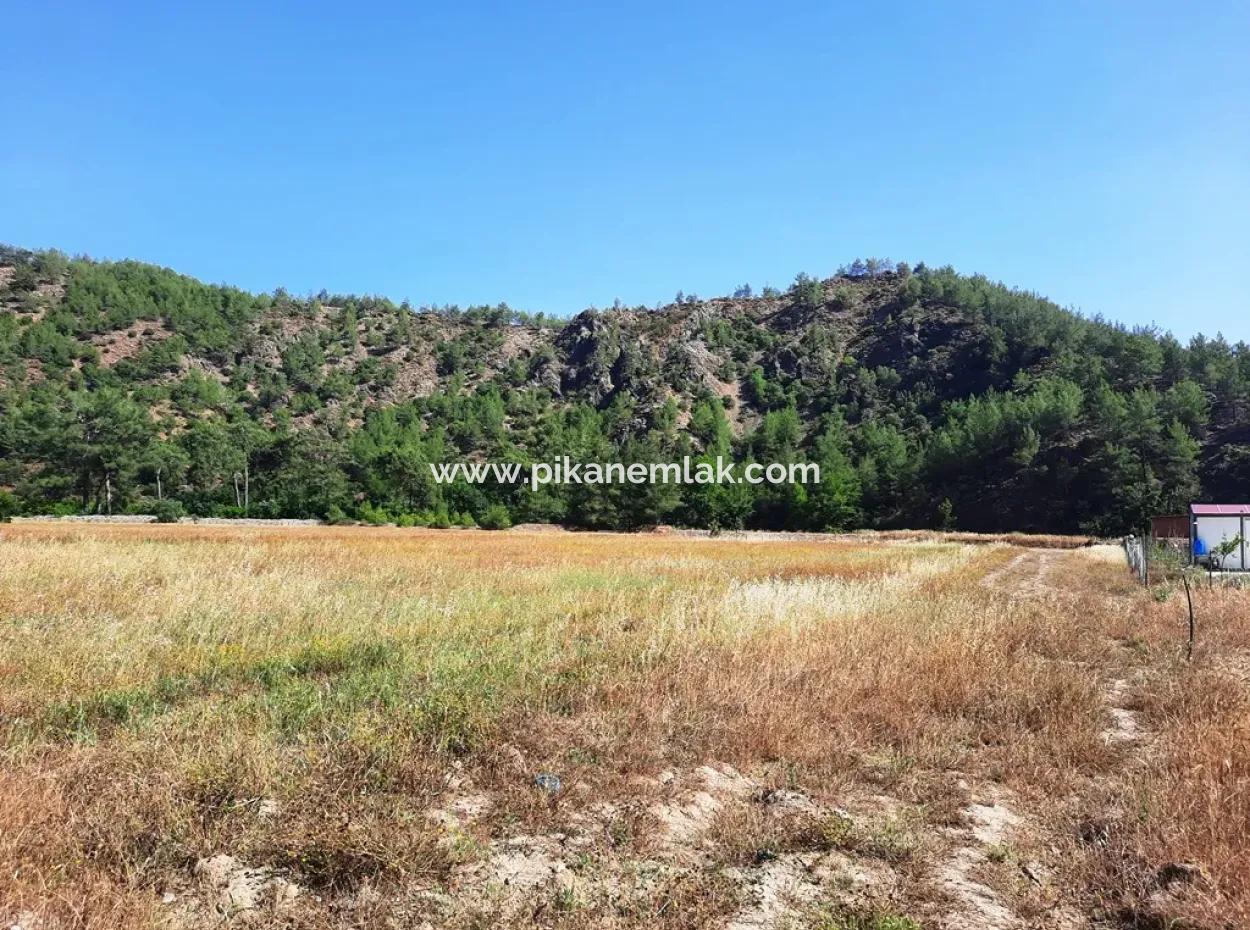 454 M2 Detached Land With Title Deed For Sale In Dalaman Karacaağaç