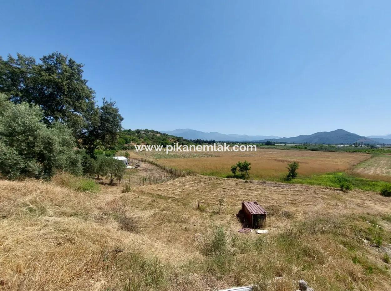 For Sale With A Numbered Building On 2.500M2 Treasury Land In Ortaca Eskiköy