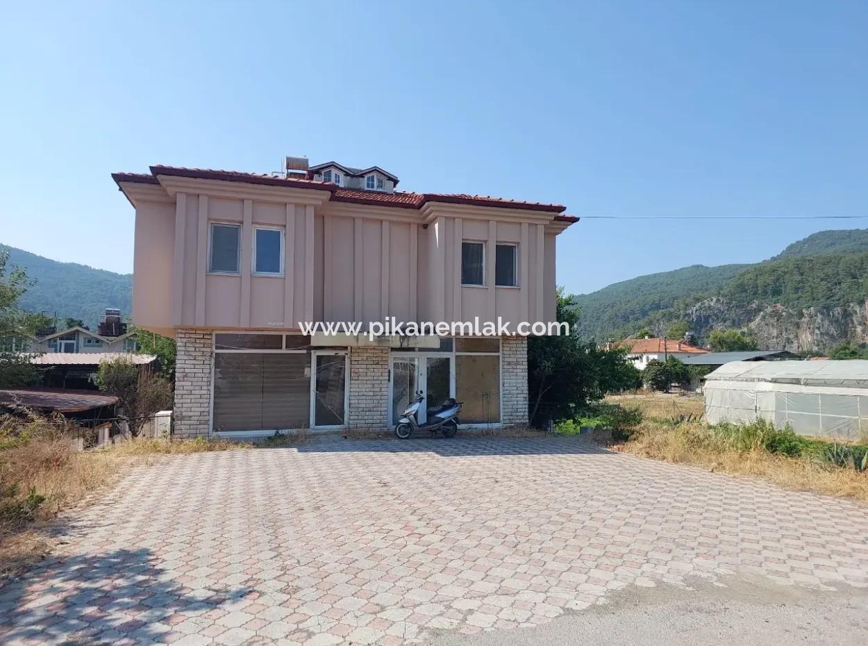 220 M² Rental Shop On Ortaca Dalyan Road – Busy Location, Multi-Purpose Use!