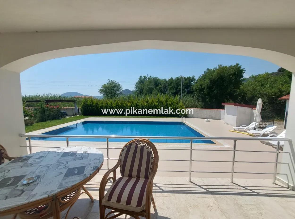 Luxury Triplex With Swimming Pool In 7 500 M2 Pomegranate Garden In Mugla Dalyan