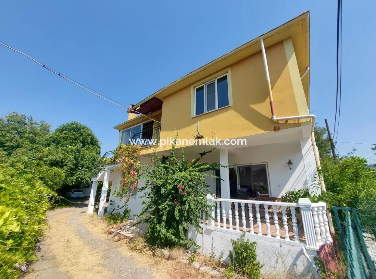 Detached Building With 2 Independent Apartments On 480 M² Land In Ortaca Kemaliye For Sale