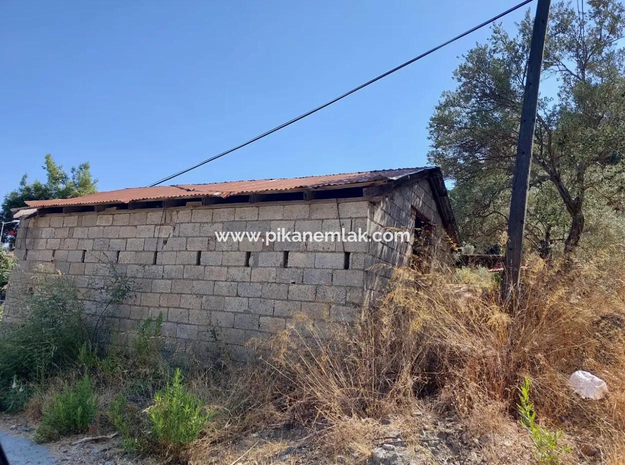 485 M² Zoned Land For Sale In Muğla Ortaca Sarigerme Center – Village House With Warehouse